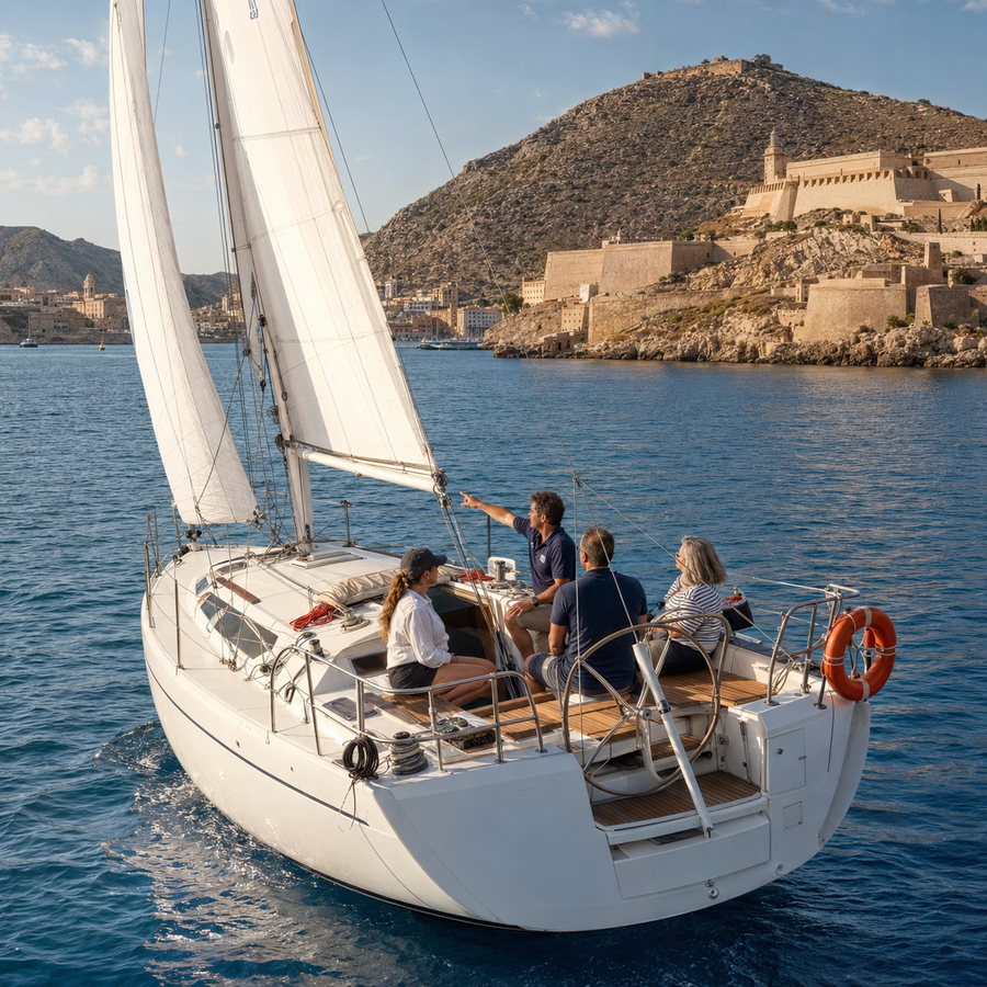 Tour en Velero + Visita a Cartagena desde el Mar