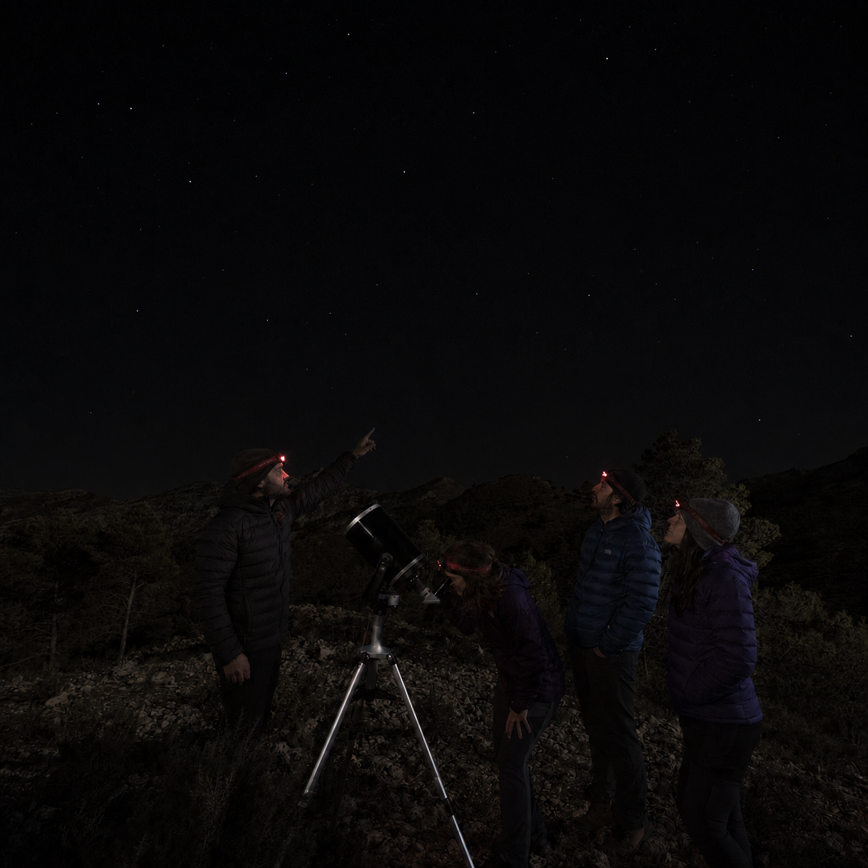 Trekking Nocturno y Observación de Estrellas