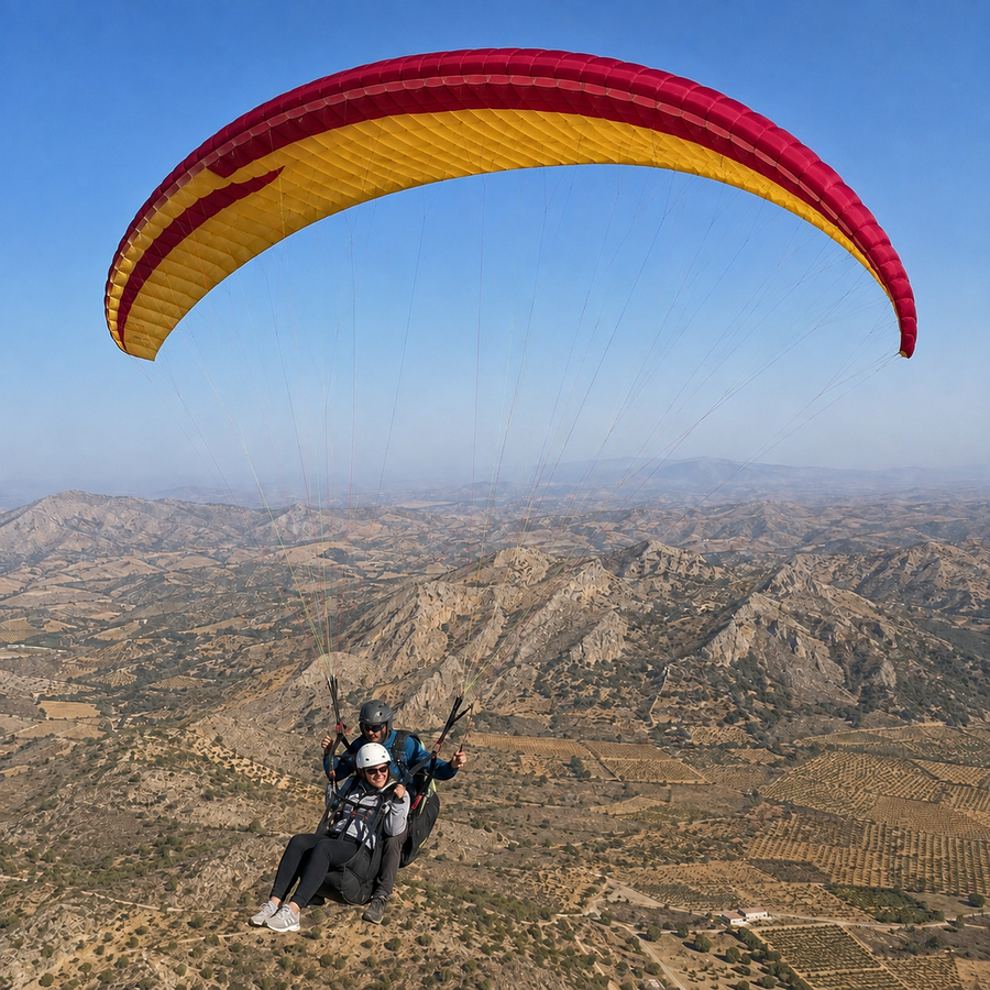 Vuelo en Parapente Biplaza