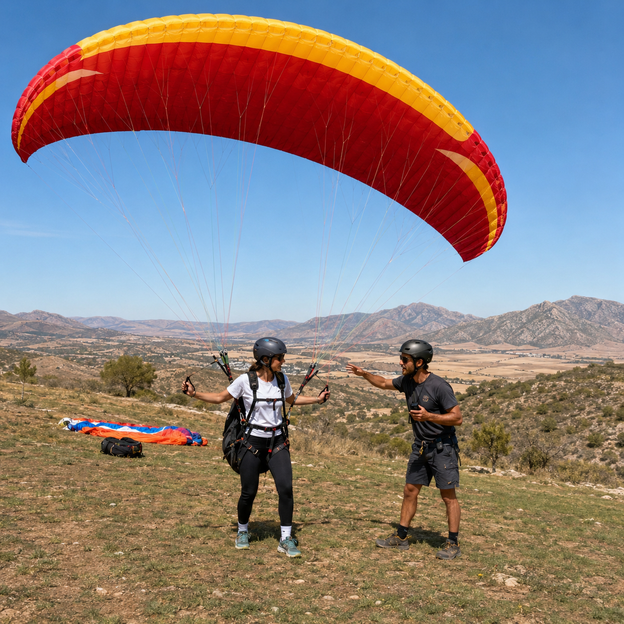 Curso de Iniciación al Parapente — Medio Día