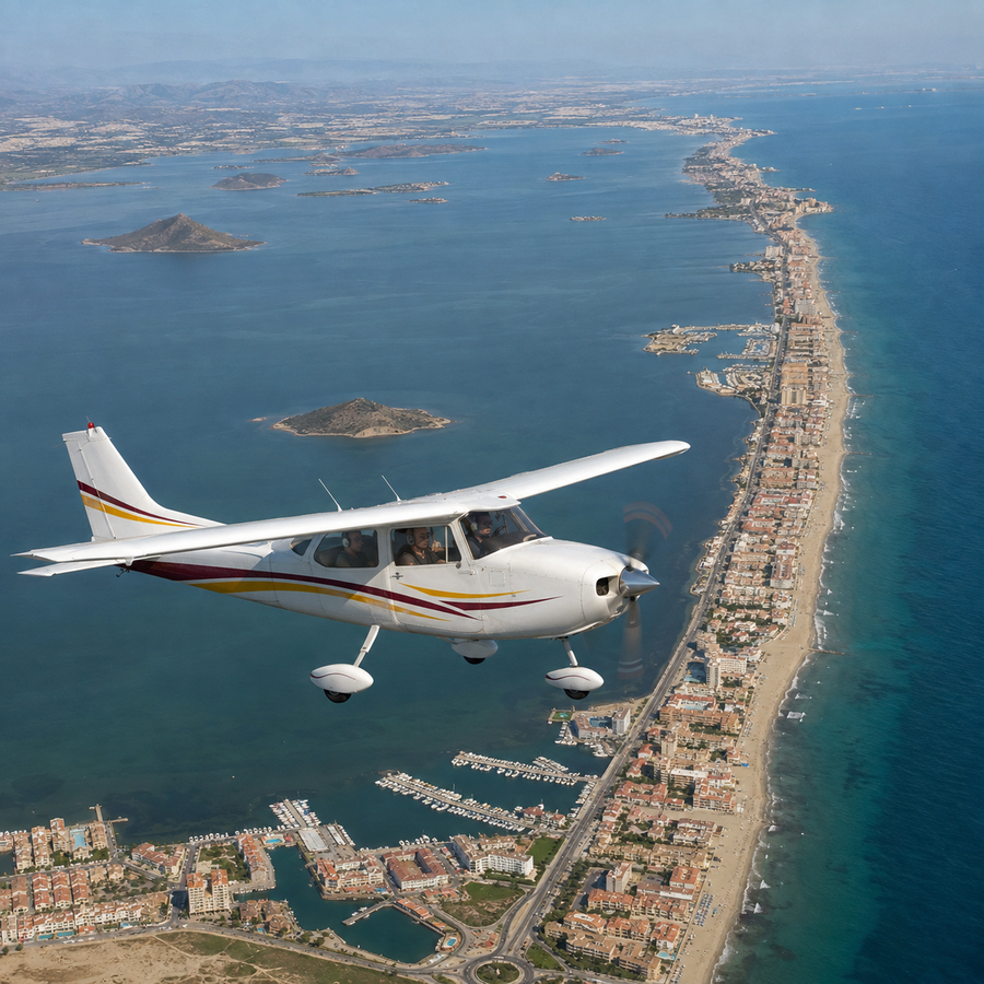 Vuelo Panorámico en Avioneta sobre la Cost