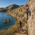 Día Completo Multiaventura (Senderismo, Kayak y Escalada)